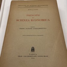 Marco Fanno, Principii Di