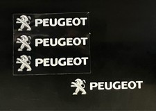 Peugeot Sticker 4 Piece Set