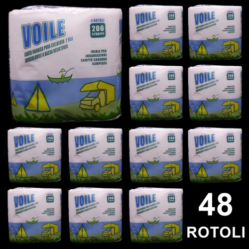 Carta igienica voile rotoli - voile, 48
