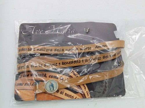 Bracciale pelle con - in,