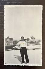 Vecchia Foto Cartolina Ragazza