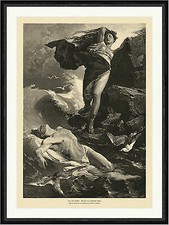 Hero und Leander Ferdinand Keller Griechische Mythologie Faksimile_C 0004
