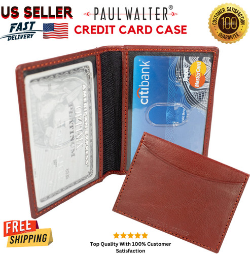 Slim men leather card - men’s,