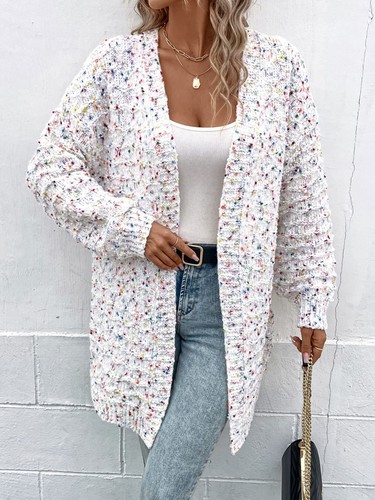 Rainbow confetti open knit - rainbow,