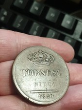 REGNO DUE SICILIE 10 TORNESI 1840 FERDINANDO II DI BORBONE