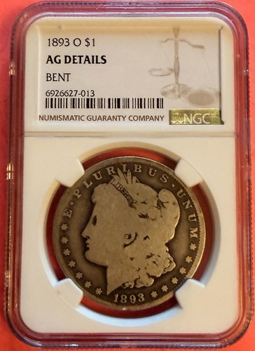 1893 ngc morgan dollar - 1893-o, ag