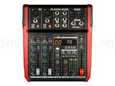 MIXER PLYMIXER6 (6.CANALI)DSP/usb/bth /mp3. integrato a 24 bit . Aperto 1pz