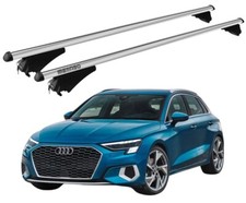 BARRE PORTATUTTO PER AUDI A3 (8Y) SPORTBACK DAL 2020- CON ANTIFURTO ARGENTO