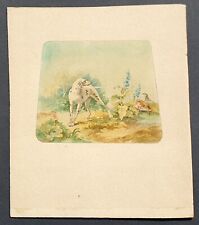 Acquerello antico bozzetto