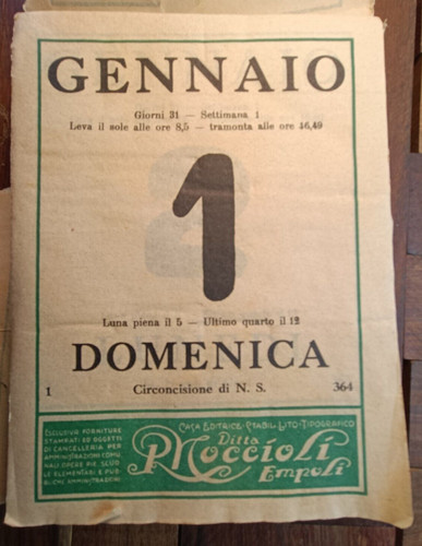 Empoli 1939 calendario - empoli,