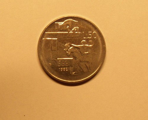 Moneta lire di san - 50,
