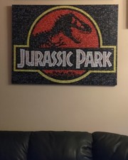 Jurassic Park logo frame