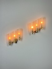 Applique in vetro e ottone