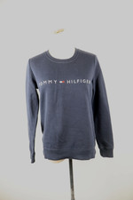 TOMMY HILFIGER FELPA DONNA TG. XS WOMAN CASUAL VINTAGE SPORT SWEATSHIRT COTONE