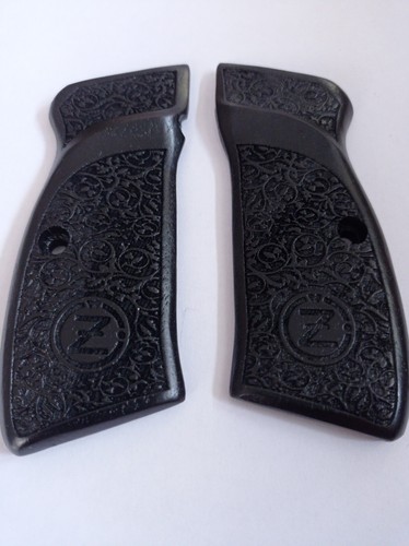 Manopole noce nero floreale - in,