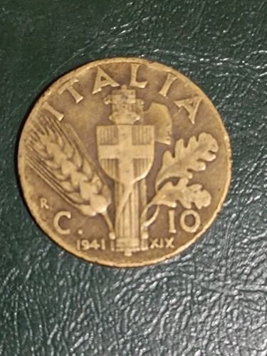Moneta italia regno 10 - italia,
