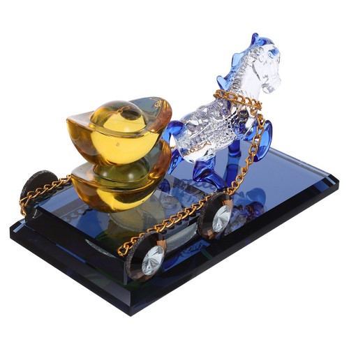 Statuina carrozza cavallo - statuina,