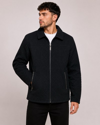 Giacca trapuntata con zip