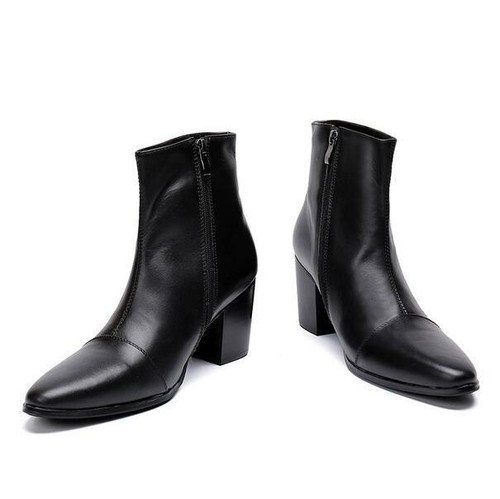 Scarpe stivali uomo tacco