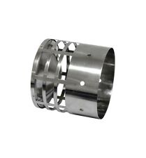 TERMINALE SCARICO FUMI TUBO CALDAIA STUFA A PELLET LEGNA D.80 ACCIAIO INOX