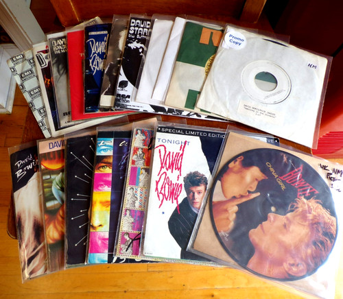 David bowie set 45s - 18, w