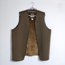 Gilet Barbour vintage A295 fodera pile pelliccia sintetica acrilico C42 fodera per giacca cerata