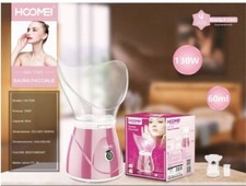 SAUNA FACCIALE ELETTRICA VAPORIZZATORE HOOMEI PER PULIZIA VISO GETTO VAPORE IONI