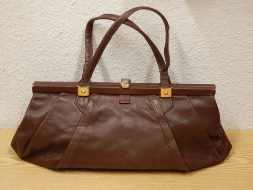 Borsa pelle marrone anni - borsa,