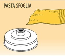 Trafila pasta sfoglia in lega