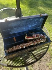 Orpheum Deluxe Sassofono Vintage Sax ITALIA Sn#7718 Decenti Condizioni Tasti Funzionante& Selmer