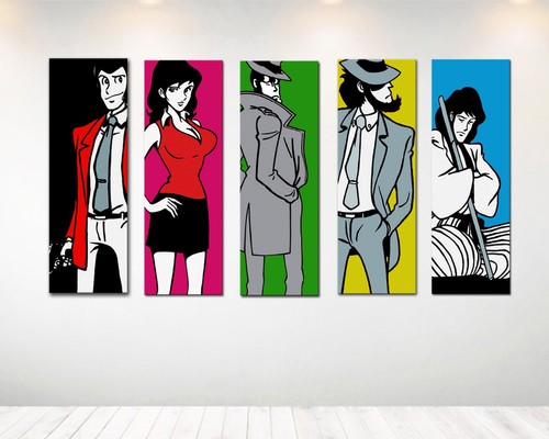 Set quadri personaggi - 5, lupin