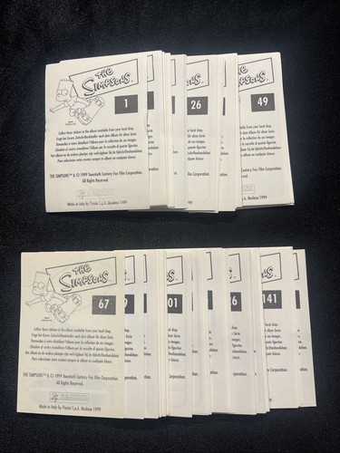 The simpsons 1999 set - simpsons, 1999: