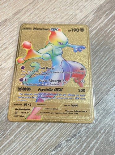 Carta pokemon metallo mewtwo - metallo,