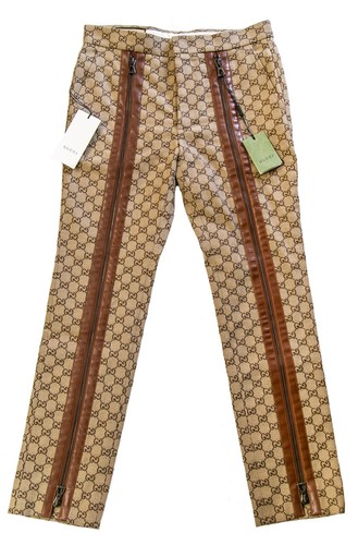 Pantalone gucci stampa tela - pantalone,