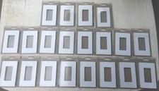 Placca Lutron CW-1-WH Bianco lotto 20 Pz per tastiere Crestron