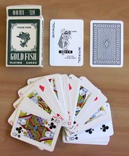 CARTE Trade Mark GOLD FISH N°1800 -Playing Cards - POKER - Stato di Nuovo*