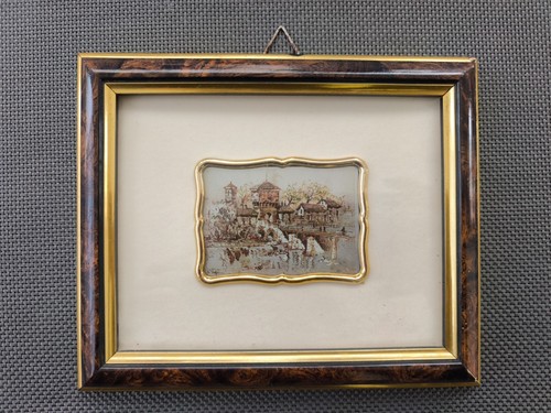 Quadro vintage con miniatura - vintage,