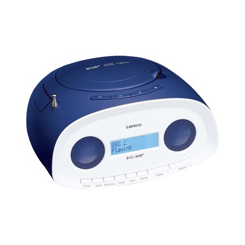 Lenco boombox portable et - cd,