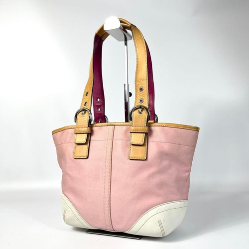 Borsa tracolla coach tela - a,