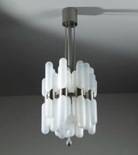 Carlo Nason Mazzega Murano Ricambio Originale Lampadario e Applique Torpedo 1970