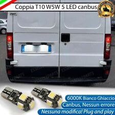 COPPIA LUCI TARGA 5 LED PER