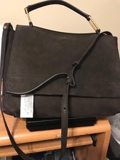Borsa Gianni Chiarini Firenze in camoscio marrone