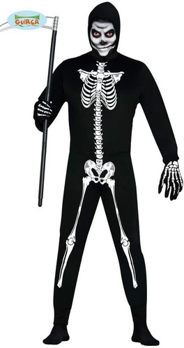 Guirca costume scheletro uomo - guirca,