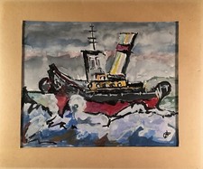 Peschereccio Al Mare Nave Naif