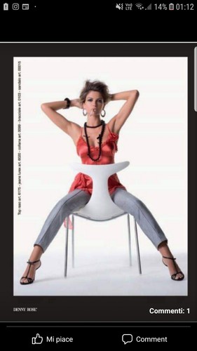 Top rosso raso denny - top,