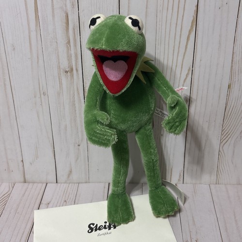 Steiff kermit frog mohair - frog,