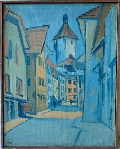 Quadro olio espressionista