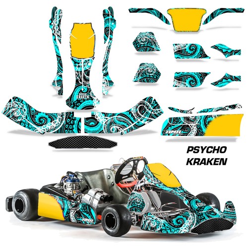 Kart grafica calcomanie - go,