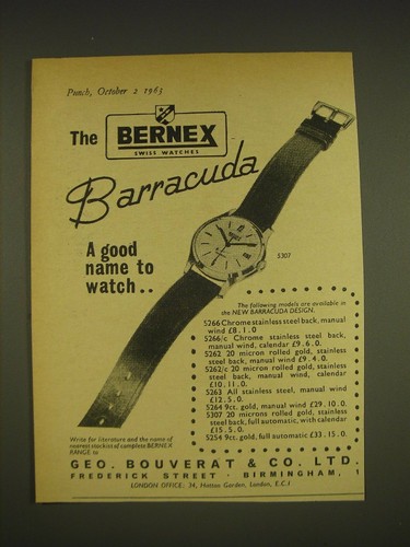 Pubblicità orologio bernex - orologio,