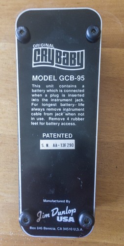 Pedale wah gcb - wah, baby